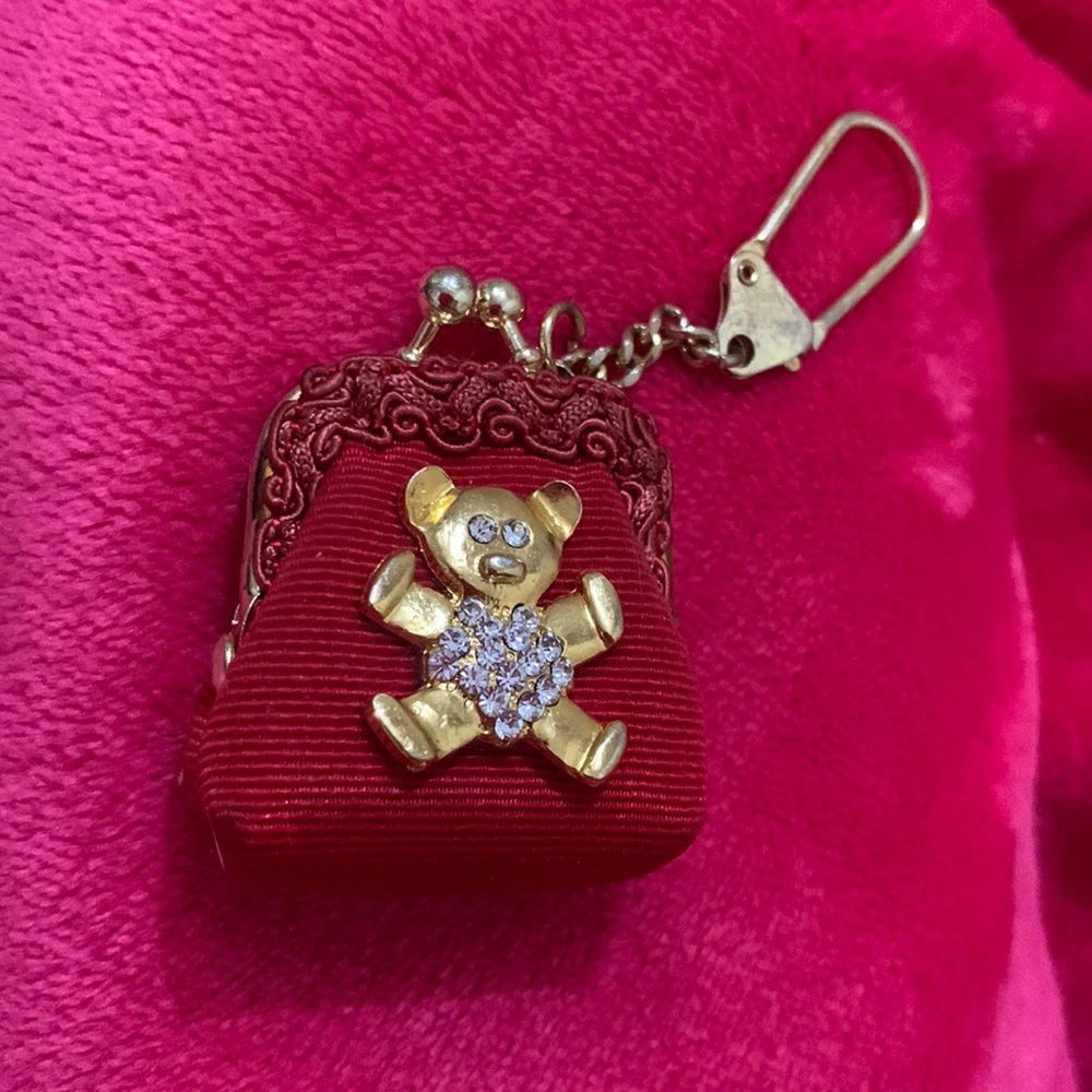 Bear Coin Purse Keychain